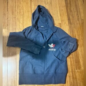 Team RWB custom sweatshirt with thumb holes